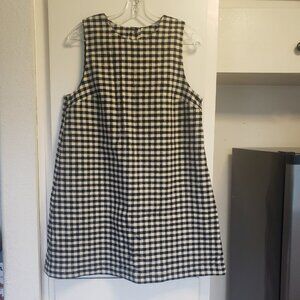 Sezane Black and White squared dress Size 40